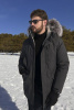 Пуховик Торнадо Top Arctic Goose мех Енот (Мужской; 48; Черный)